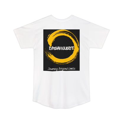 DreamQuest Original II | Trendy Unisex Long Body Urban Tee | Comfortable Cotton Streetwear T-Shirt