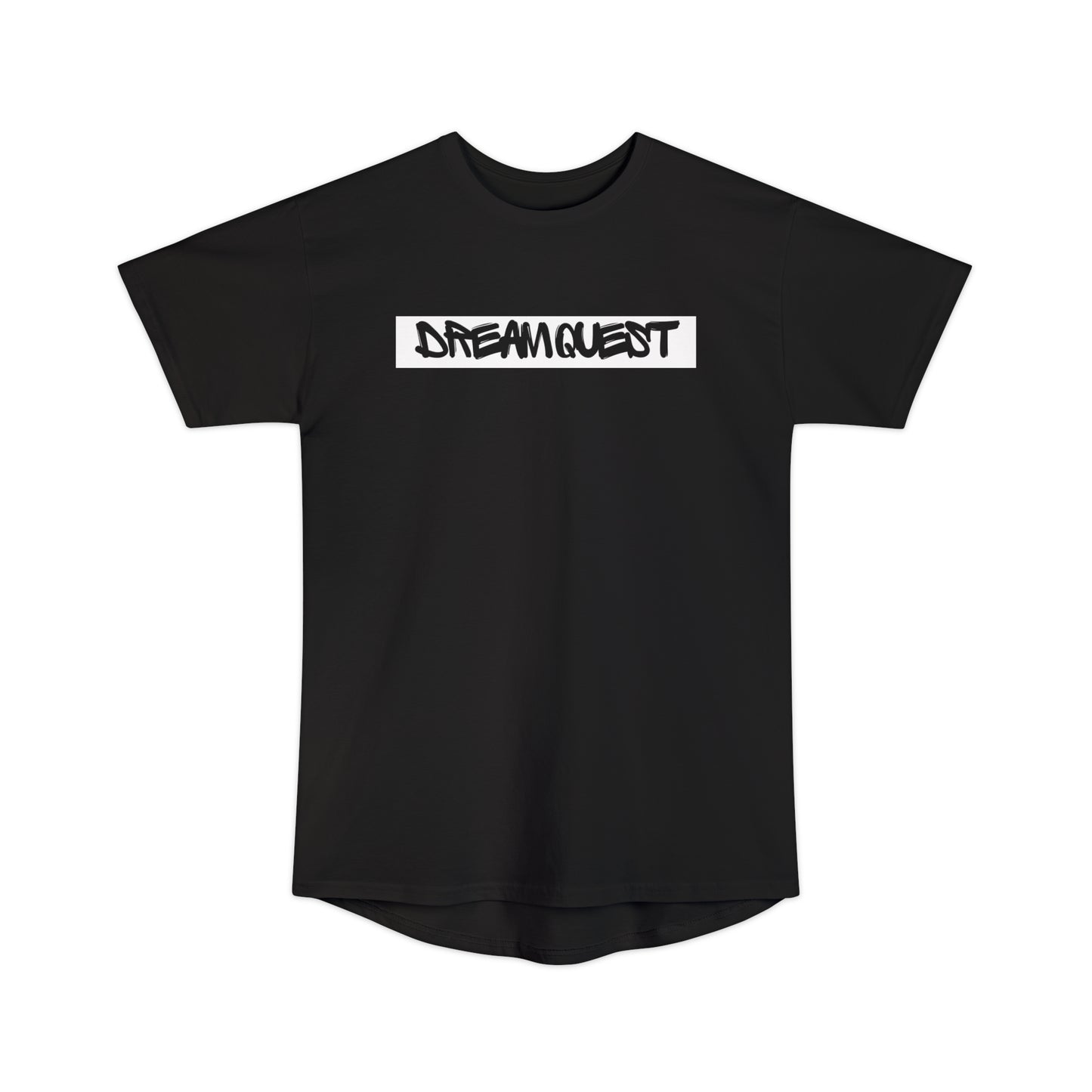 DreamQuest Original II | Trendy Unisex Long Body Urban Tee | Comfortable Cotton Streetwear T-Shirt